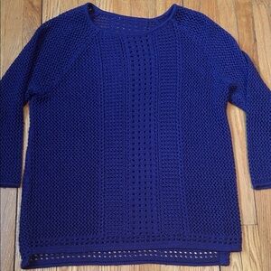 Women’s crochet Knit Sweater size large